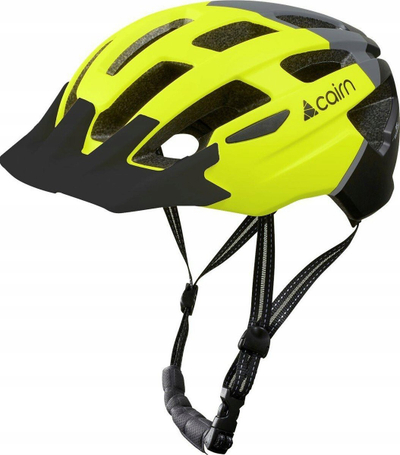 Helmetë biçiklete Cairn Prism XTR II MTB, madhësia L, e verdhë neon