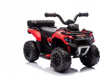 Quad elektrik për fëmijë GTS1155, lodër vozitëse, 65x34x30 cm, i kuq e zi