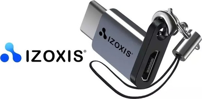 Adapter USB AXAGON RVC-MICRO, USB-C në micro USB 2.0, OTG, gri