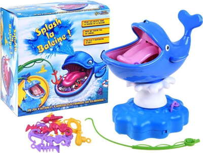 Lojë tavoline Splash La Baleine GR0331, elektronike, me ujë, blu