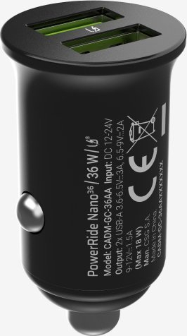 Karikues makine Green Cell GC PowerRide Nano36, 36W, 2x USB A, i zi
