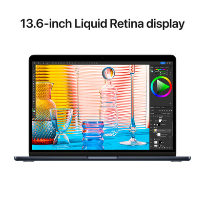 Apple MacBook Air 13.6", M2 8-core, 16GB, 256GB, 8-core GPU, Midnight