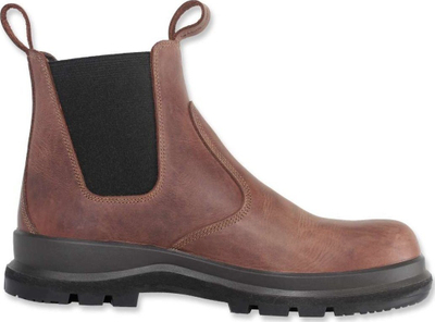 Çizme pune Carhartt Carter Chelsea, S3, taban Vibram, kafe të errëta