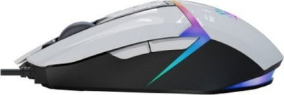 Maus gaming A4tech Bloody W60 Max Activated, me kabllo, RGB, i bardhë