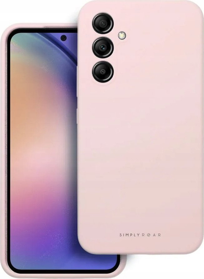 Këllëf telefoni Roar Cloud Skin për Samsung Galaxy A54 5G, silikon, rozë e çelët