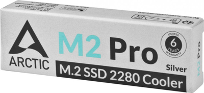 Radiator për SSD M2 Pro Arctic, i argjend