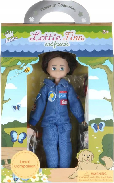Кукла Lottie Dolls Loyal Companion, 18cm, со куче играчка, повеќебојна