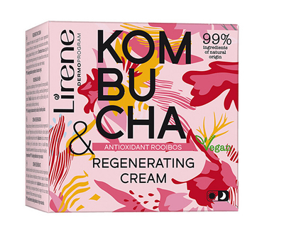 Krem për fytyrë i lëkurës Lirene Kombucha, 50 ml