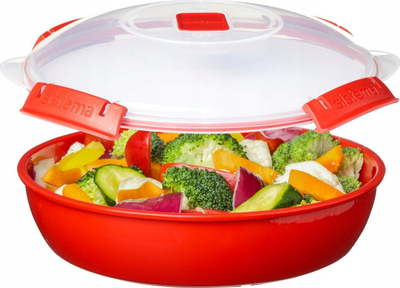 Pjatë për mikrovalë Sistema Microwave Plate, 1.3L, rrumbullake, me kapak