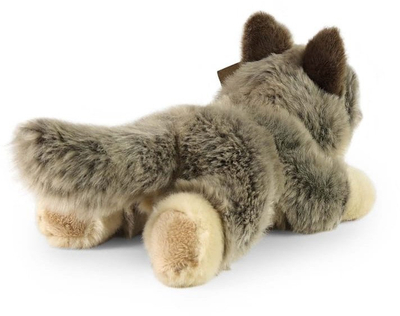 Lodër pelushi Rappa Ujk i shtrirë, 20 cm, ECO-friendly, gri