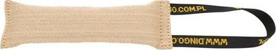 Lodër për t’ u tërheq me qen Dingo Jute Tug, 28cm, me dorezë, ngjyrë natyrale