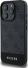 Kapak telefoni Guess PU 4G Stripe për iPhone 16 Pro Max, silikon, gri