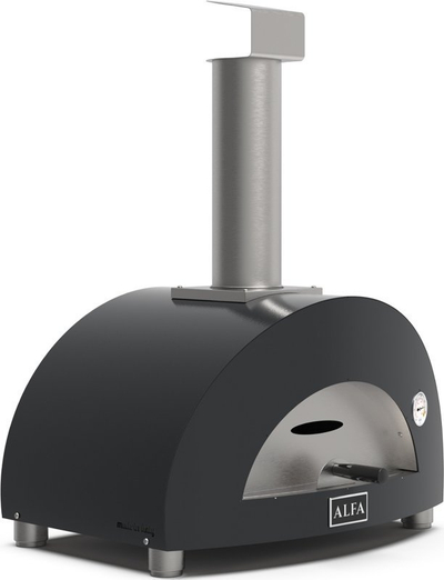 Furrë pice Alfa Forni Moderno 1 Pizza, me dru, gri Slate