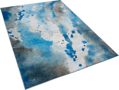 Tapet Beliani BOZAT, 140x200 cm, poliester, blu
