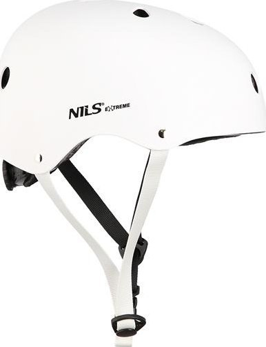 Helmetë për kalamaj për patina dhe trotinet MTW001, 48–52 cm, e rregullueshme, e bardhë