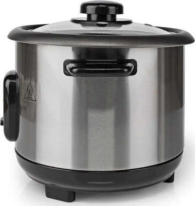 Tenxhere elektrike orizi Nedis Rice Cooker, 1L, 400W, inox i argjendtë