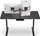 Tavolinë SPC Gear GD700, 150cm x 78 cm, e zezë