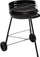 Barbekjo me qymyr Neka Juna, diametër 34 cm, me rrota, e zezë