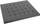 Raft për kabinet 19" Lanberg AK-1003-B, 800mm, 20kg, i zi