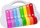 Xilofon lodër Rainbow Xylophone, 8 taste, me shkop, shumëngjyrësh