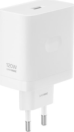 Karikues USB Type A Realme VCBBOAEH, 120W, SUPERVOOC, i bardhë