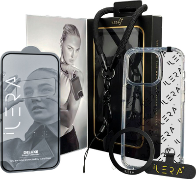 Set aksesorësh iLeraGo Konjac Sponge Deluxe, 4 në 1, për iPhone 16 Pro Max, shumëngjyrësh