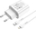 Karikues me kabllo Hoco Jetta N22, USB-C 25W PD QC3.0, USB-C në Lightning, i bardhë