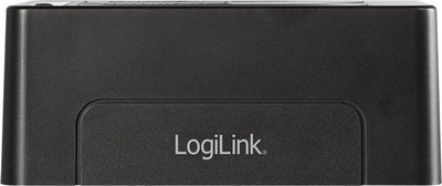 Dok stacion për disk LogiLink QP0028, USB 3.2 Gen 2 USB C, SATA HDD SSD, i zi