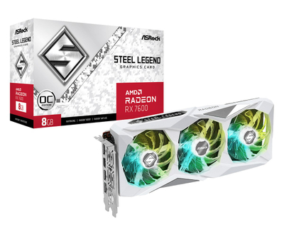 Kartelë grafike ASRock Radeon RX 7600 Steel Legend 8GB OC