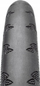 Gomë biçiklete Continental Gator Hardshell, 700x28c, palosëse, e zezë
