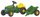Играчка возило John Deere детски трактор со приколка, со педали, зелена