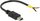 Kabllo USB DeLOCK 85251, USB 2.0, 0.1m, Mini USB B, i zi