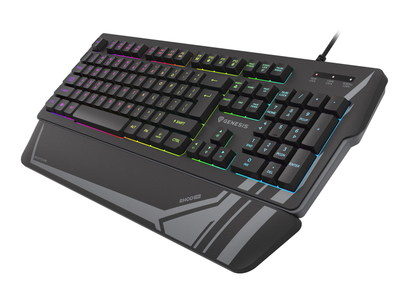 Tastierë Genesis Rhod 350 RGB, US Layout, e zezë