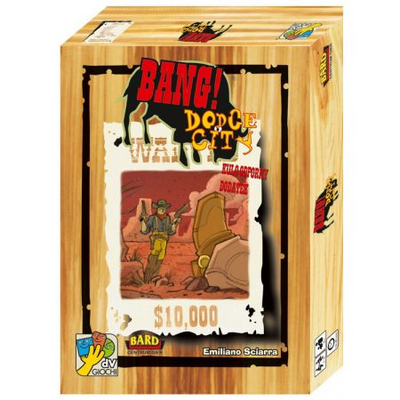 Игра со карти проширување Bang Dodge City, до 8 играчи, за возрасни, повеќебојна