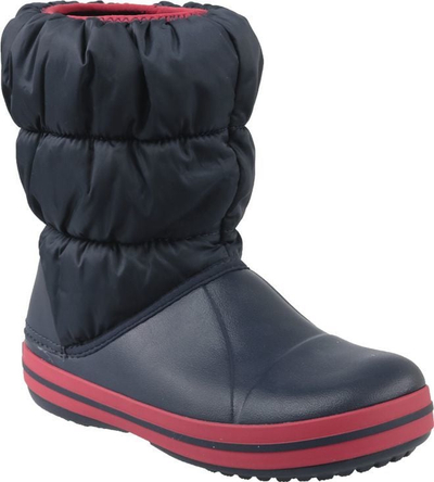 Зимски чизми за деца Crocs Winter Puff Boot Jr 14613, лесни, сини