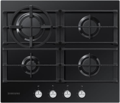 Plitë gazi Samsung NA64H3010AK, 4 vatra, xham, e zezë