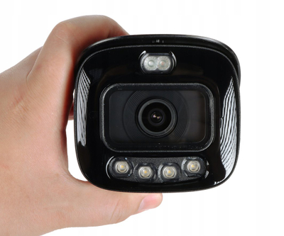 Kamerë sigurie Dahua DH-IPC-HFW3849T1P-AS-PV-0280B-PRO-B, 8MP 4K, lente 2.8mm, e bardhë