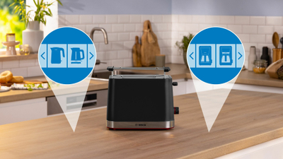 Toaster Bosch TAT4M223 MyMoment, 2 feta, 950W, argjent