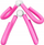 Trenues për muskujt e kofshëve Butterfly Safety Pin, rezistencë e mesme, për vithe edhe këmbë, rozë
