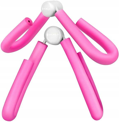 Trenues për muskujt e kofshëve Butterfly Safety Pin, rezistencë e mesme, për vithe edhe këmbë, rozë