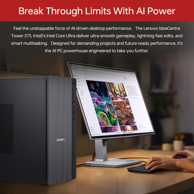Kompjuter fiks Lenovo IdeaCentre Business Tower 2025, Ultra 7 265 20 core, 32GB RAM, 1TB SSD, i zi