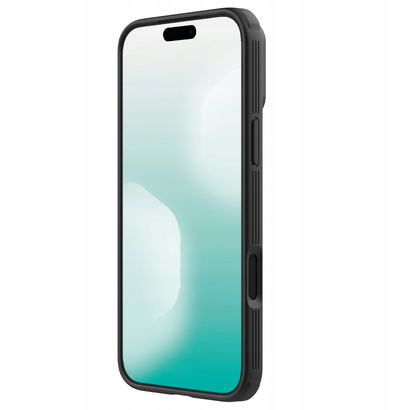 Mbulesë telefoni Nillkin CamShield Pro për iPhone 17 Pro Max, TPU dhe PC, me kapak kamere, e zezë