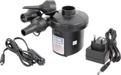 Pompe elektrike ajri JY-015 për dyshekë edhe topa fitness, 12V / 230V, e zezë