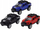Makine lodër off road Leantoys MIX, die-cast metal, me rimorkio, ngjyra të përziera
