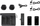 Mikrofon pa tela BOYA BY-XM6-K6, sistem me 2 kanale, USB‑C, i zi