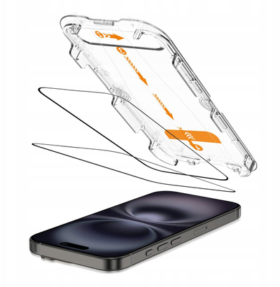 Заштитно стакло Tech-Protect Quick Set+, за iPhone 13 13 Pro 14 16e, 2 парчиња, проѕирно