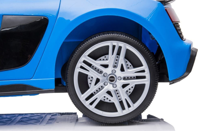 Makina elektrike për fëmijë Audi R8 Spyder, 12V, USB MP3, blu