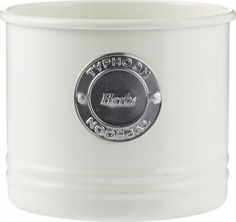Сад за зачини Typhoon Living Herb Planter, 700ml, метал, крем