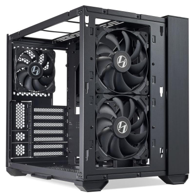 Kornizë kompjuteri Lian Li O11 Air Mini, ATX, xham i temperuar, e zezë