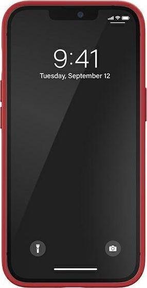 Kuti telefoni Adidas 3-Stripes për iPhone 13 Pro 6.1", që s’e ha goditja, e kuqe